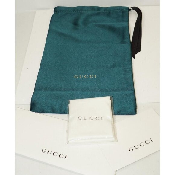 5 NEW AUTHENTIC GUCCI SUNGLASSES ACCESSORY DRAWSTRING DUST SATIN BAG POUCH… - Picture 10 of 12